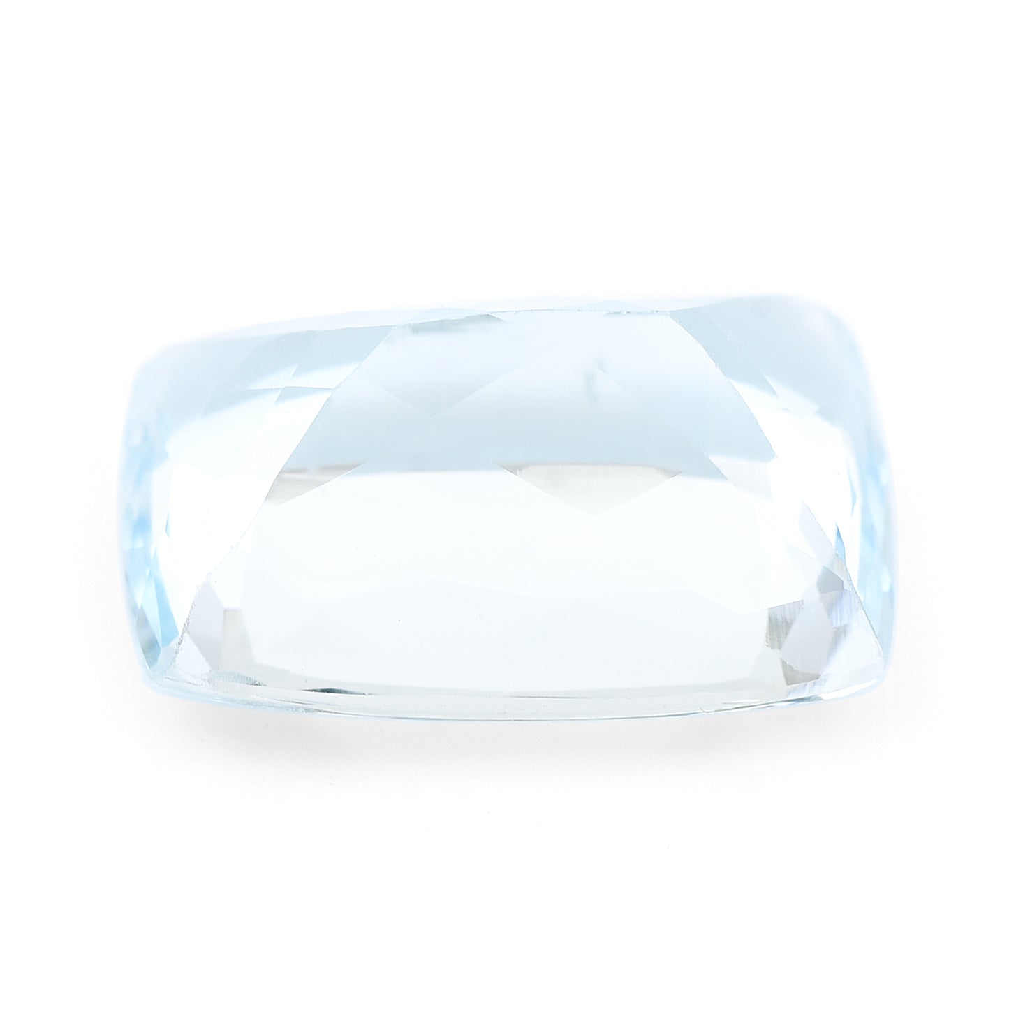 8.24 Natural Beryl Aquamarine Rectangular Cushion Mixed Cut Gemstone