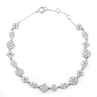2.33 Carats Lab Grown Diamond 14K Gold Bracelet