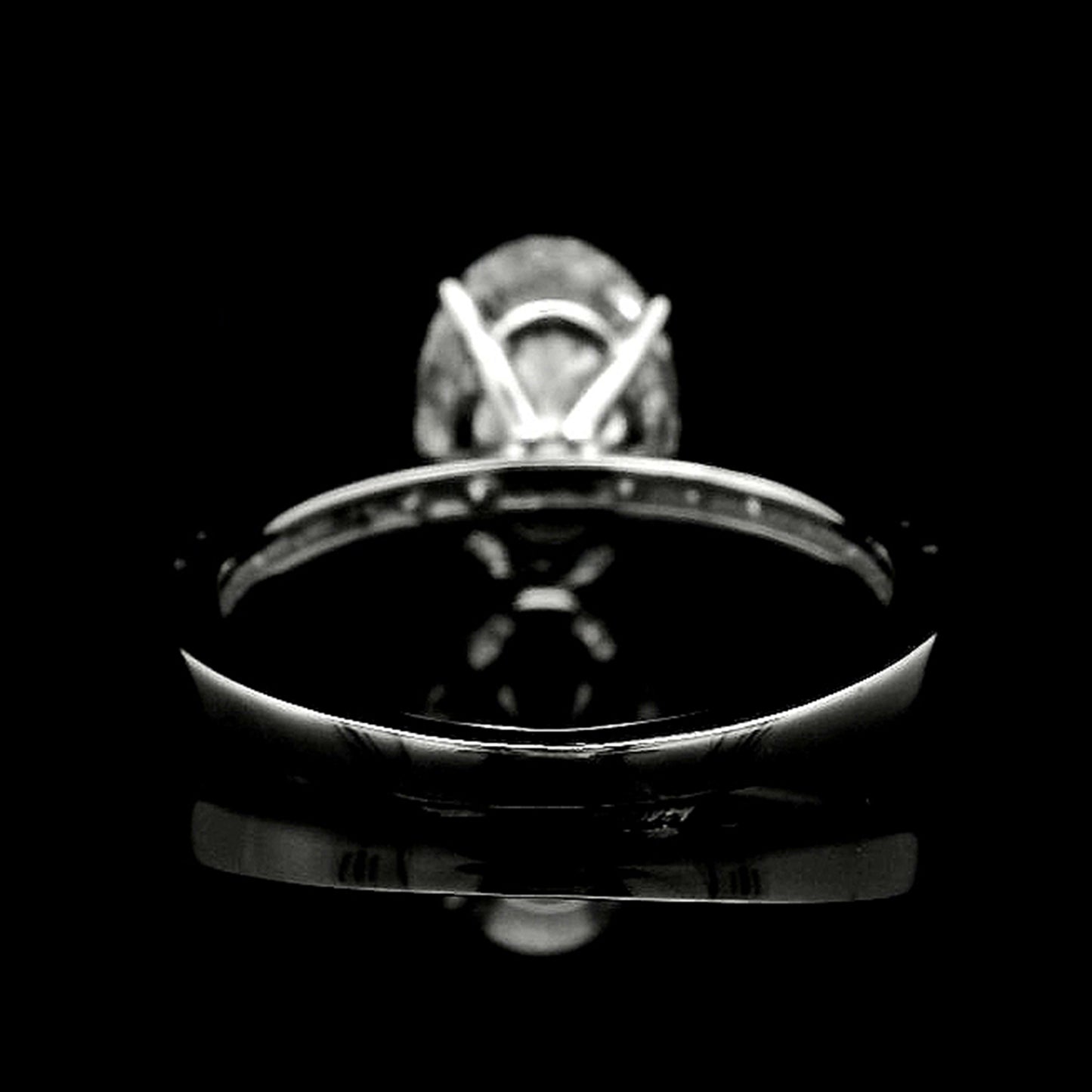 2.83 Carats Lab Grown Diamond 950 Platinum Ring