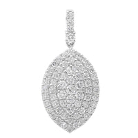 1.96 Carats Lab Grown Diamond 14K Gold Pendant