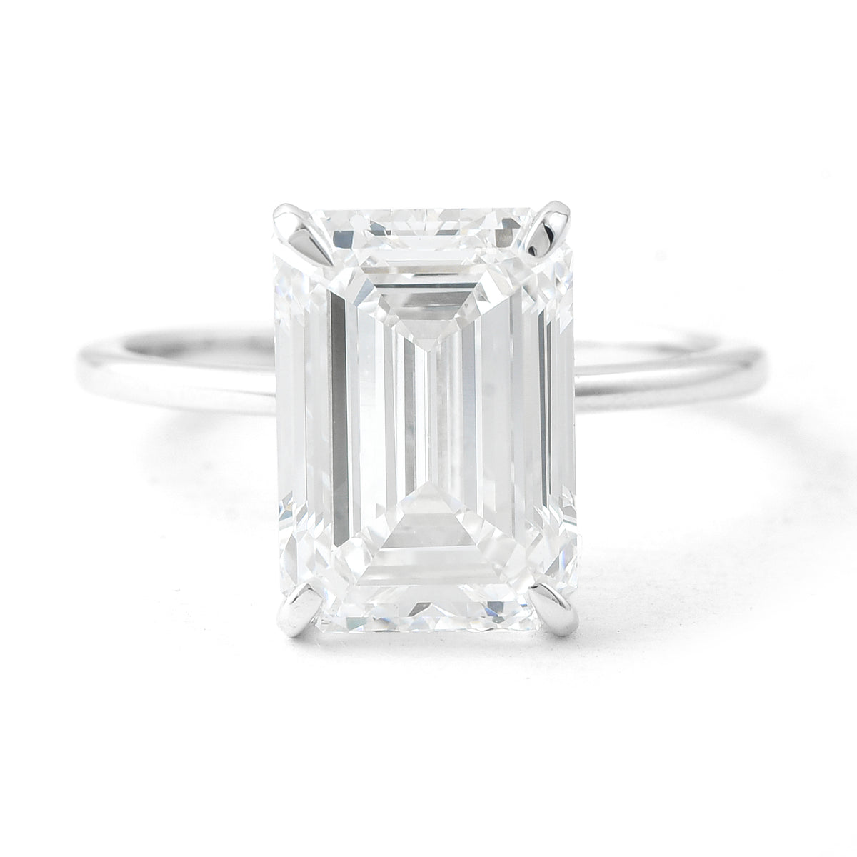 5.06 Carats Lab Grown Diamond 14K Gold Ring