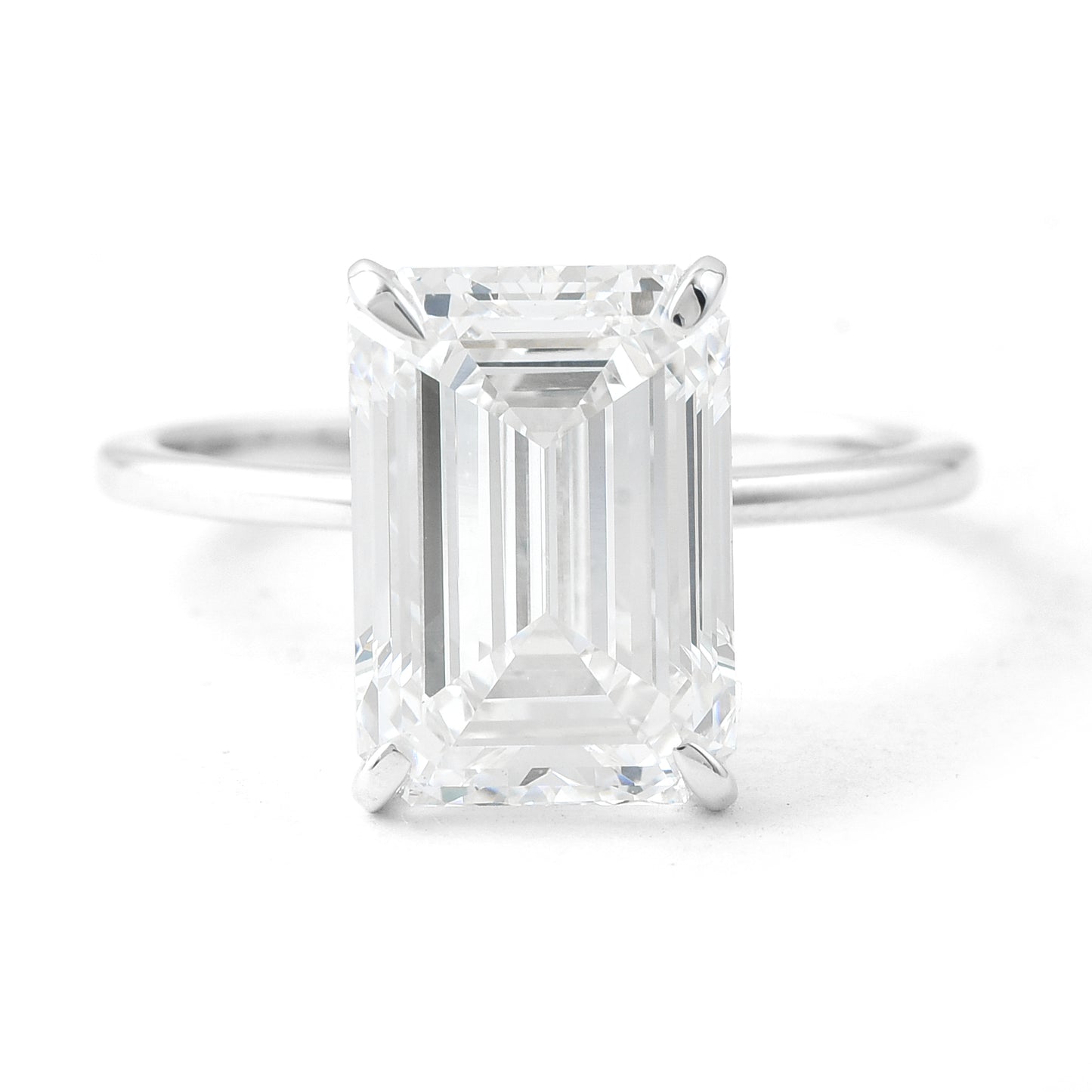 5.06 Carats Lab Grown Diamond 14K Gold Ring