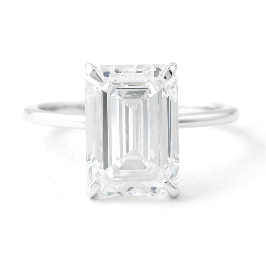 5.06 Carats Lab Grown Diamond 14K Gold Ring