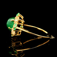 2.33 Ct Oval Emerald 14K Gold Ring