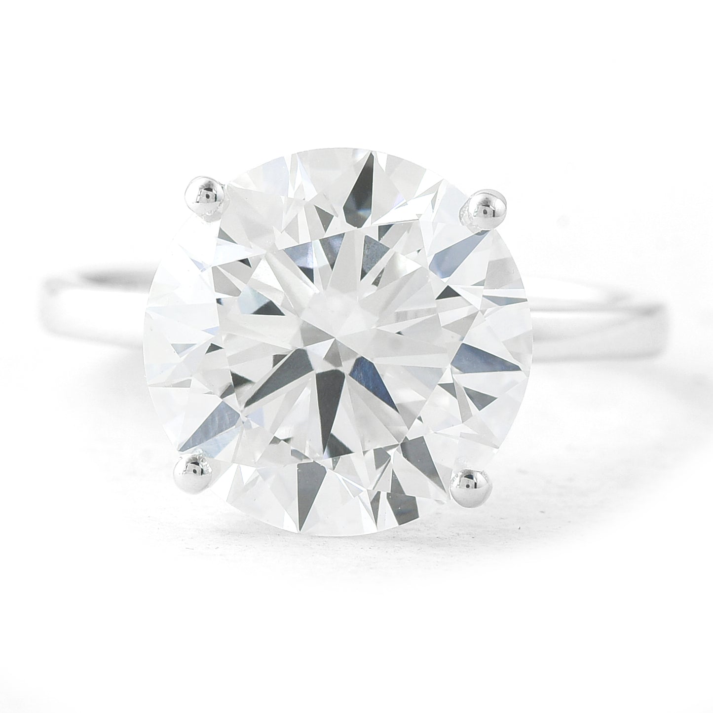 6.06 Carats Lab Grown Diamond 14K Gold Ring