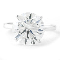 6.06 Carats Lab Grown Diamond 14K Gold Ring