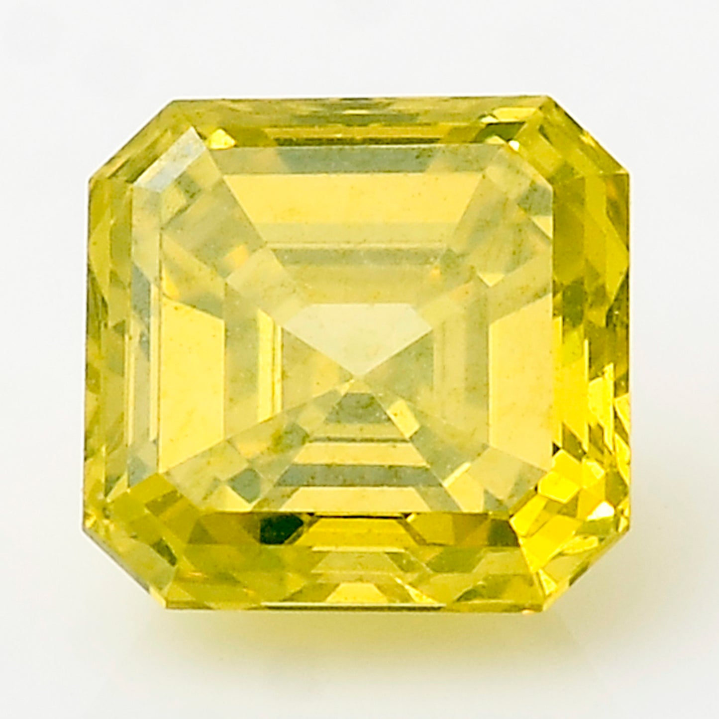 0.41 Yellow Diamond Octagon Loose Diamond