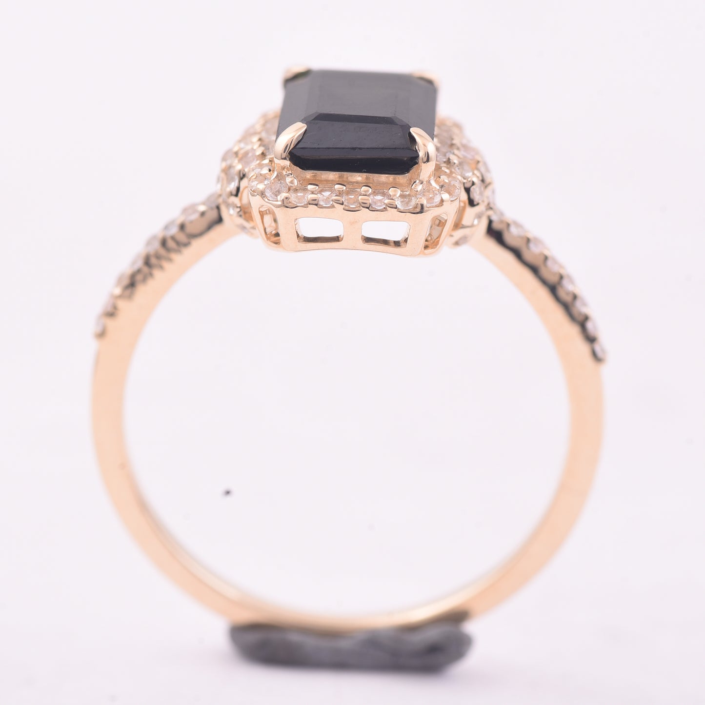 1.71 Ct Octagon Tourmaline 9K Gold Ring