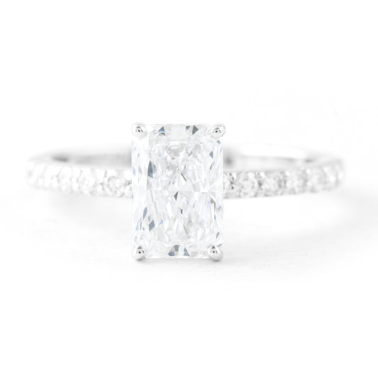 1.92 Carats Lab Grown Diamond 14K Gold Ring