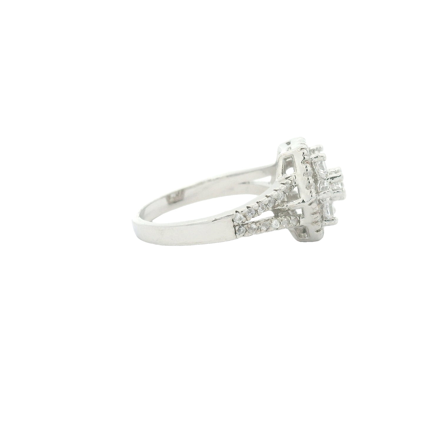 4.22 Ct Cubic Zirconia 925 Sterling Silver Ring