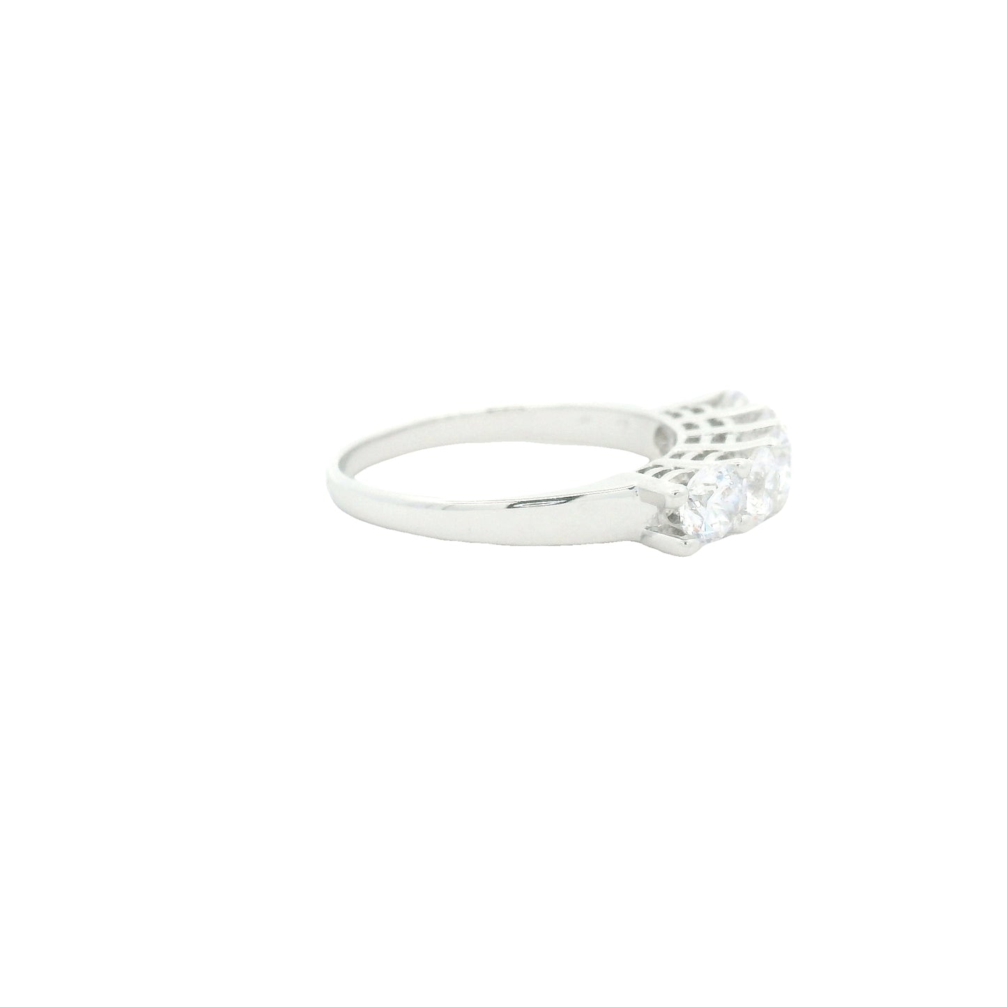 3.72 Ct Cubic Zirconia 925 Sterling Silver Ring