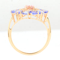 3.19 Ct Oval Tourmaline 14K Gold Ring