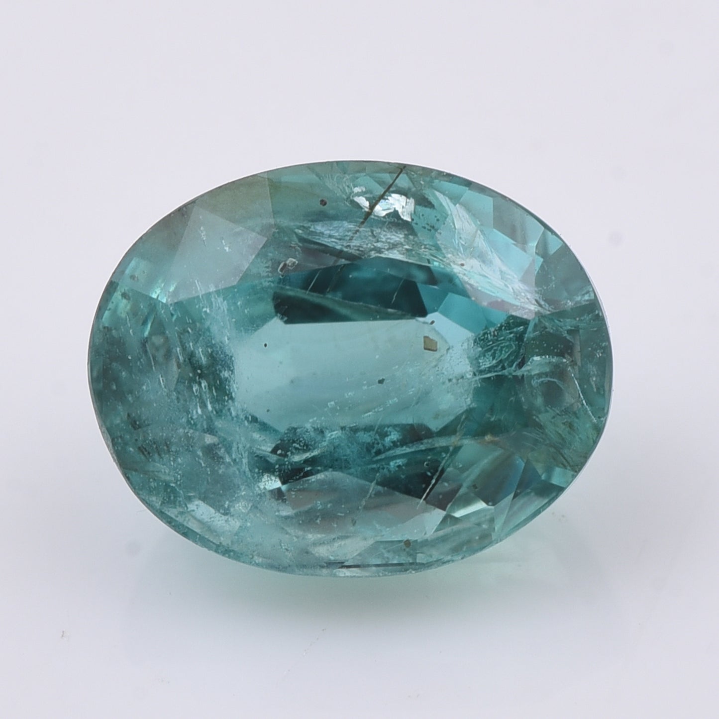1.98 Natural Beryl Emerald Oval Mixed Cut Gemstone