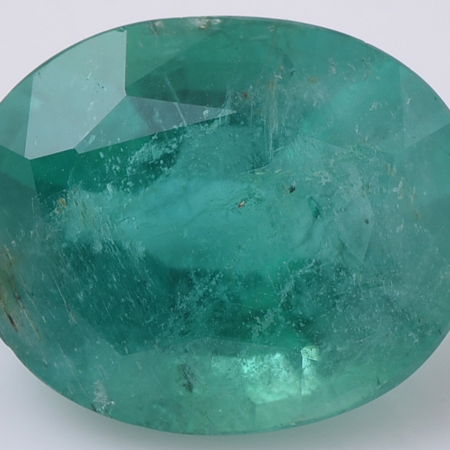 2.44 Natural Beryl Emerald Oval Mixed Cut Gemstone