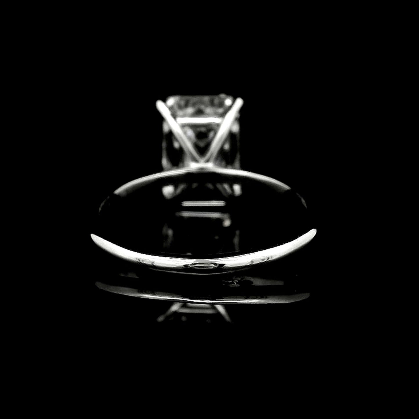 4.05 Carats Lab Grown Diamond 950 Platinum Ring