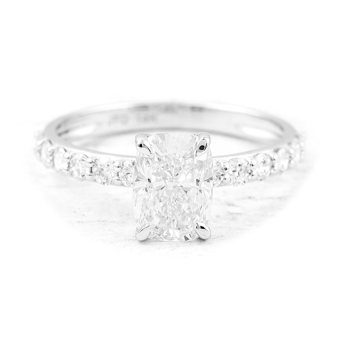 2.02 Carats Lab Grown Diamond 14K Gold Ring