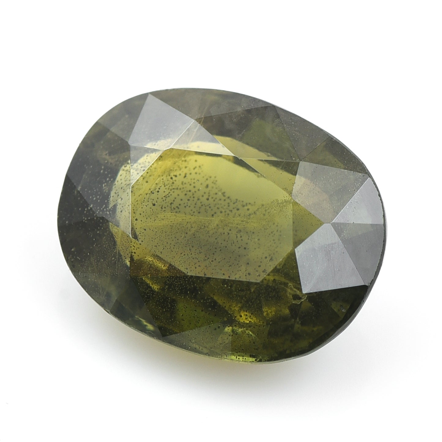 6.72 Natural Corundum Green Sapphire Rectangular Cushion Mixed Cut Gemstone