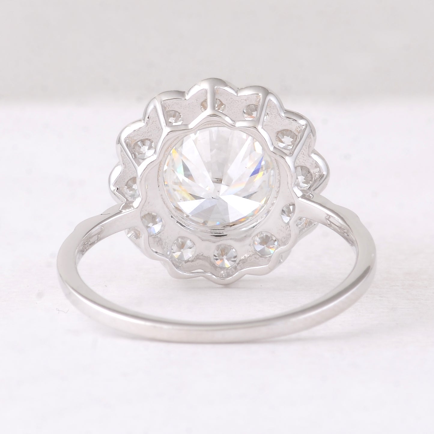 2.91 Carats Lab Grown Diamond 14K Gold Ring