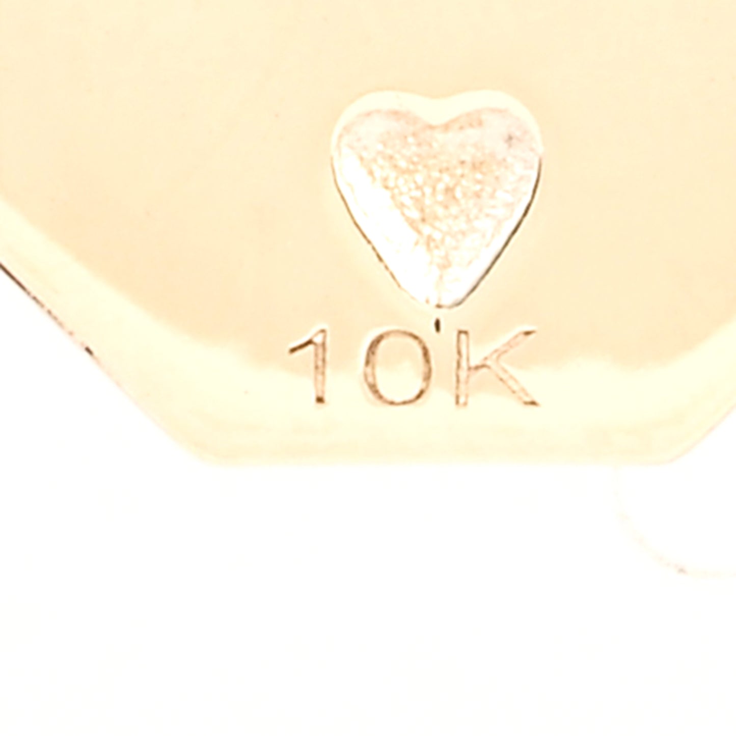 10K Gold Plain Pendant