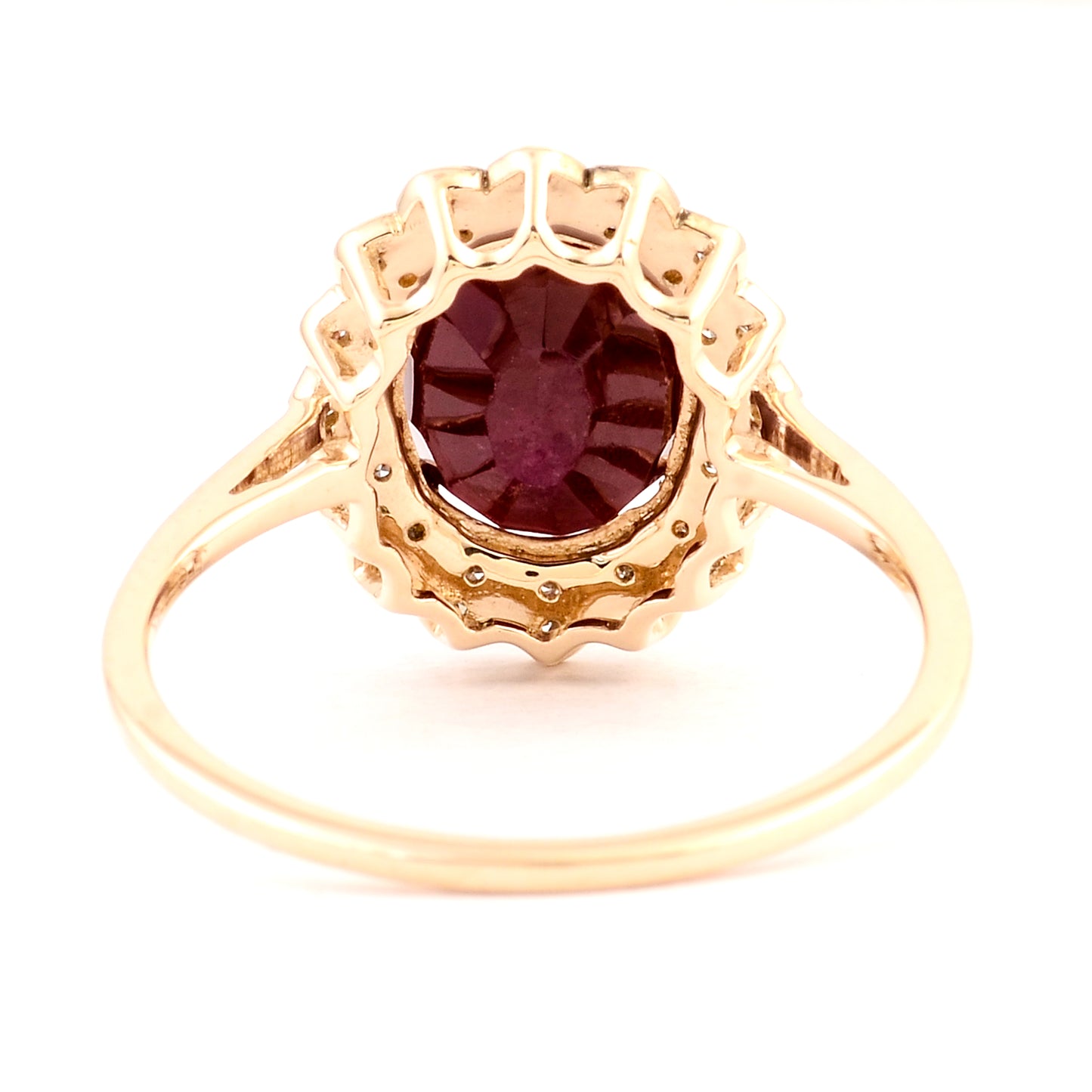 3.21 Ct Natural Codundum Ruby 14K Gold Ring