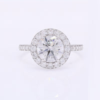 2.53 Carats Lab Grown Diamond 14K Gold Ring