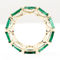2.26 Ct Marquise Mixed Cut Natural Beryl Emerald 14K Gold Ring