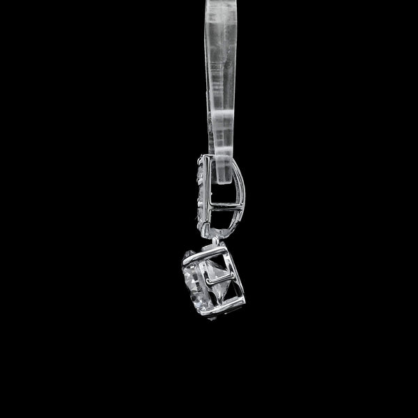 1.62 Ct Round Lab Grown Diamond 14K Gold Pendant