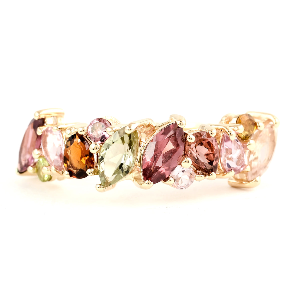 1.27 Carats Natural Tourmaline 14K Gold Ring