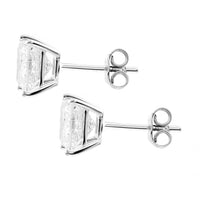 3.76 Carats Lab Grown Diamond 14K Gold Earrings
