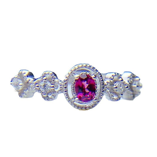 Garnet 925 Sterling Silver Ring