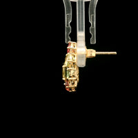 3.11 Ct Oval Tourmaline 14K Gold Earrings