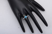 1.39 Carats Blue Lab Grown Diamond 14K Gold Ring