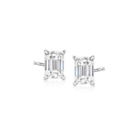 2.50 ct. t.w. Moissanite Stud Earrings in Sterling Silver
