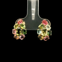 3.11 Ct Oval Tourmaline 14K Gold Earrings
