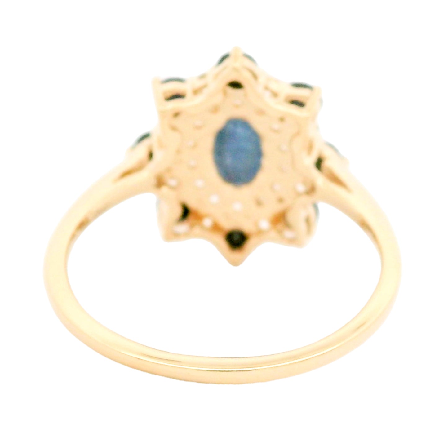 2.48 Ct Oval Sapphire 14K Gold Ring