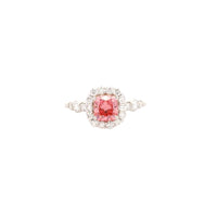1.63 Carats Pink Lab Grown Diamond 14K Gold Ring