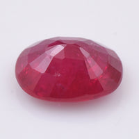 1.62 Natural Corundum Ruby Oval Mixed Cut Gemstone