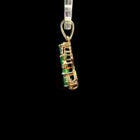 1.26 Ct Marquise Emerald 14K Gold Pendant