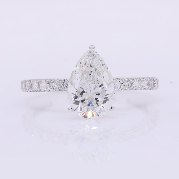 2.28 Carats Lab Grown Diamond 14K Gold Ring