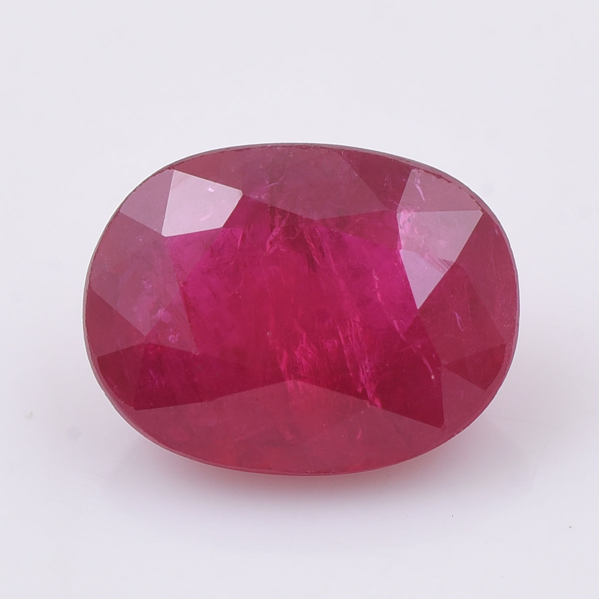 1.62 Natural Corundum Ruby Oval Mixed Cut Gemstone