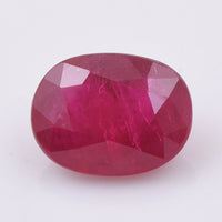 1.62 Natural Corundum Ruby Oval Mixed Cut Gemstone