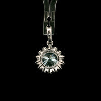 2.04 Carats Blue Lab Grown Diamond 14K Gold Pendant