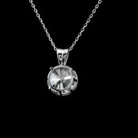 3.10 Carats Lab Grown Diamond 14K Gold Pendant