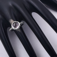 2.59 Ct Round Mixed Cut Natural Tourmaline 950 Platinum Ring