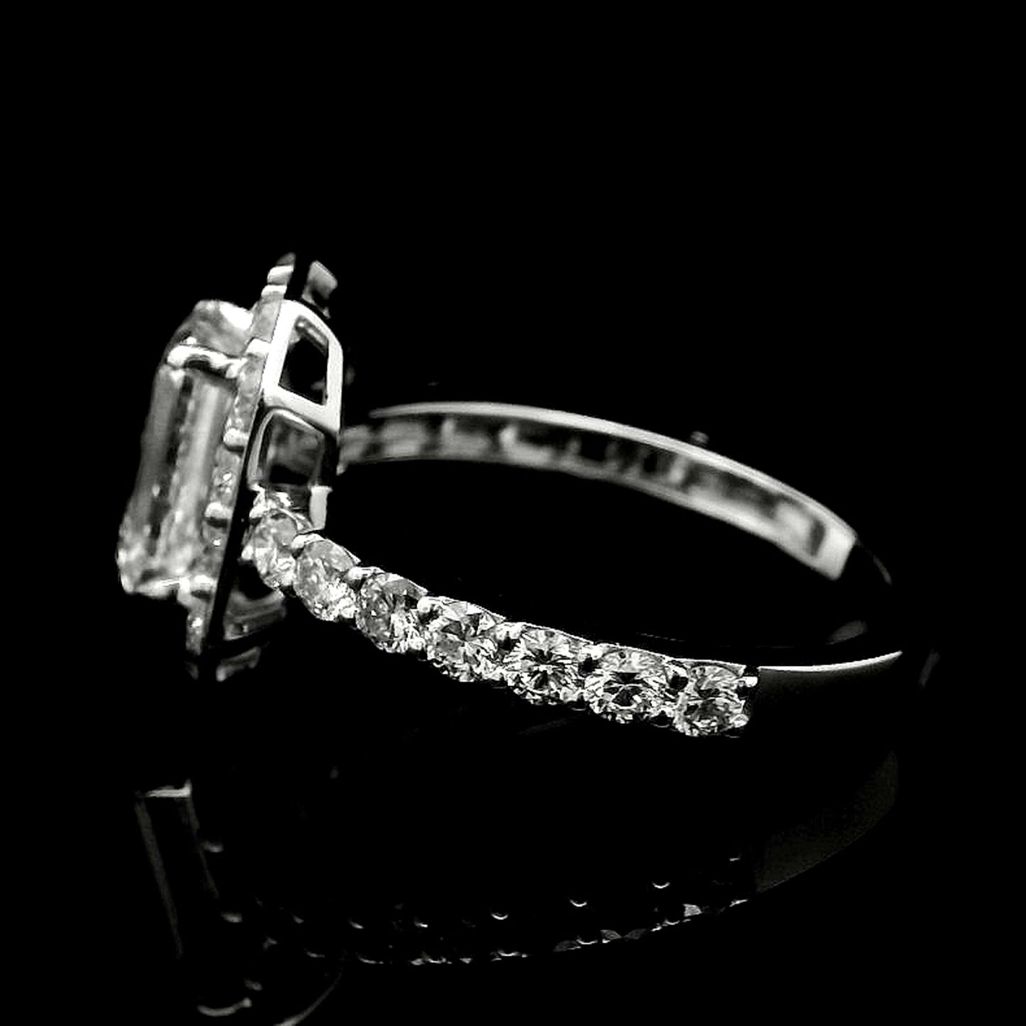2.78 Carats Lab Grown Diamond 14K Gold Ring