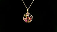 1.83 Ct Pear Tourmaline 14K Gold Pendant