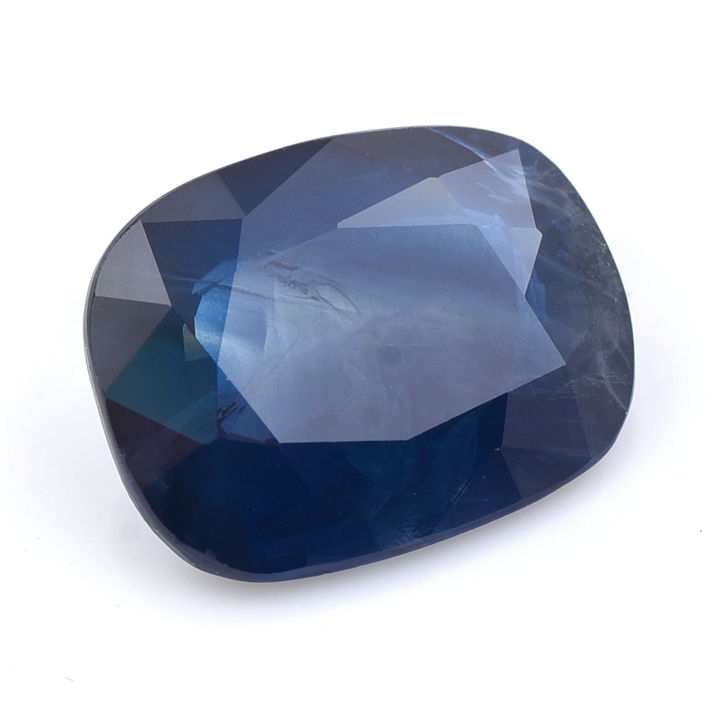 4.57 Natural Corundum Sapphire Rectangular Cushion Mixed Cut Gemstone