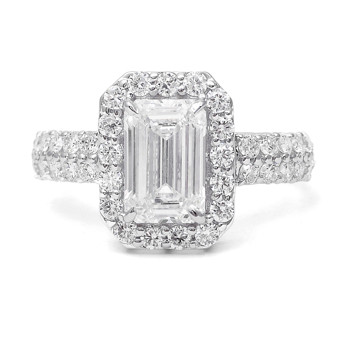 2.89 Carats Lab Grown Diamond 14K Gold Ring