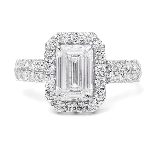 2.89 Carats Lab Grown Diamond 14K Gold Ring