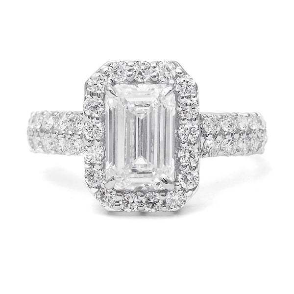 2.89 Carats Lab Grown Diamond 14K Gold Ring